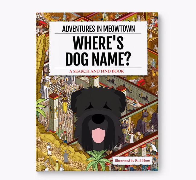 Personalised Black Russian Terrier Book: Where's Black Russian Terrier? Volume 2